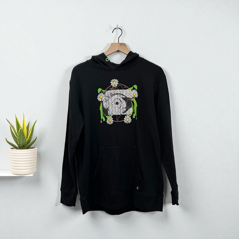Black Graphic Men's Sweater